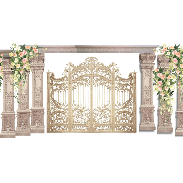 "Wedding Decor Mall: Framing Dreams in Fiberglass."