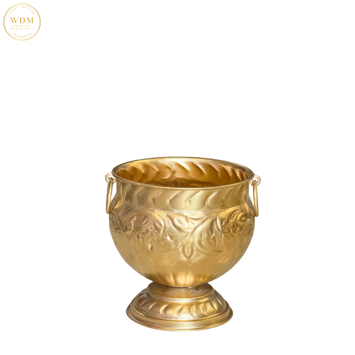 Gold Metal Urn (Set of 3)