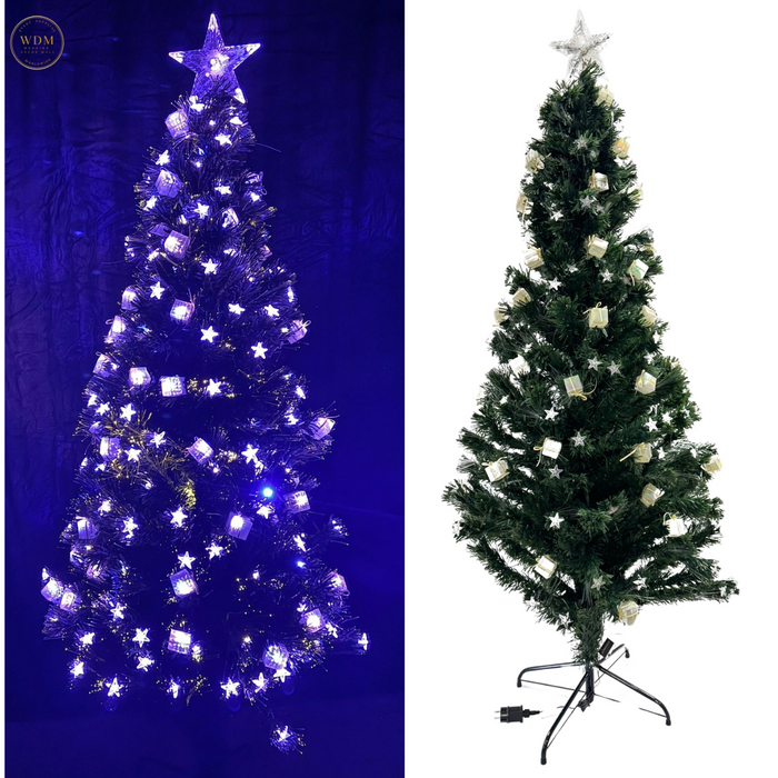 Christmas Tree with Starry Accents 6ft