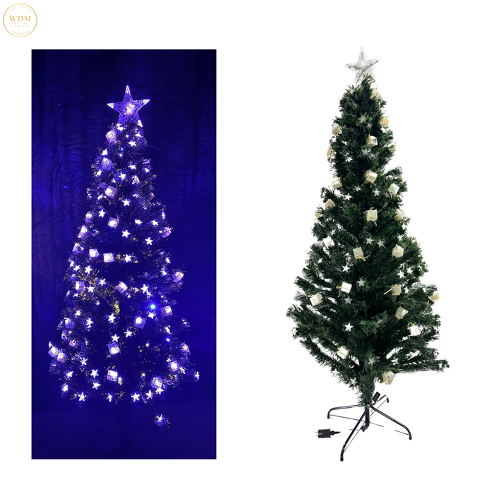 Christmas Tree with Starry Accents 6ft