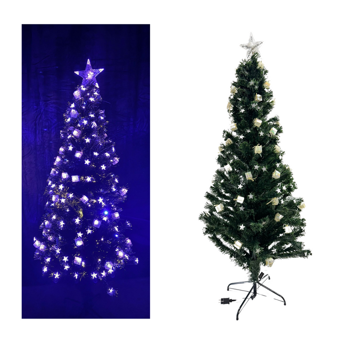 Christmas Tree with Starry Accents 6ft