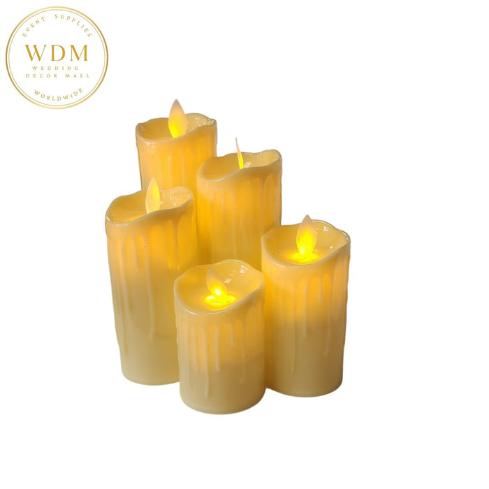 LED Flameless Candles(Pack of 5)