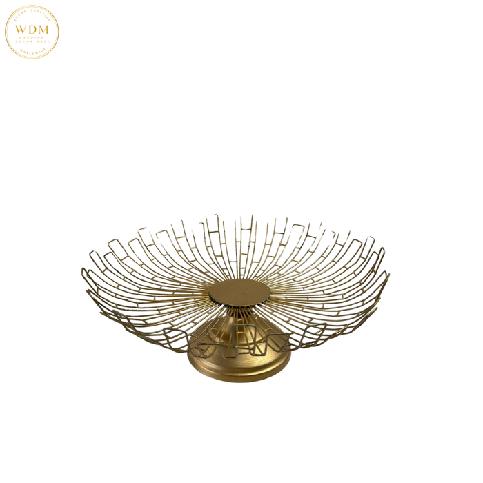 Gold Wire Decorative Platter