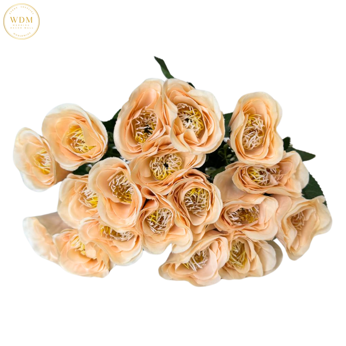 18-Head Silk Rose Bunch with Fillers