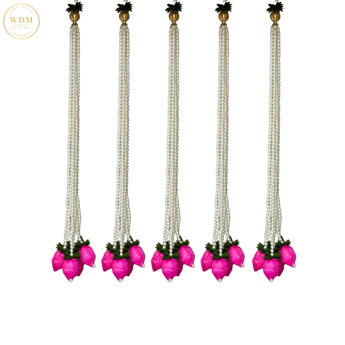 Pearl and Bud Hangings (Set of 5)