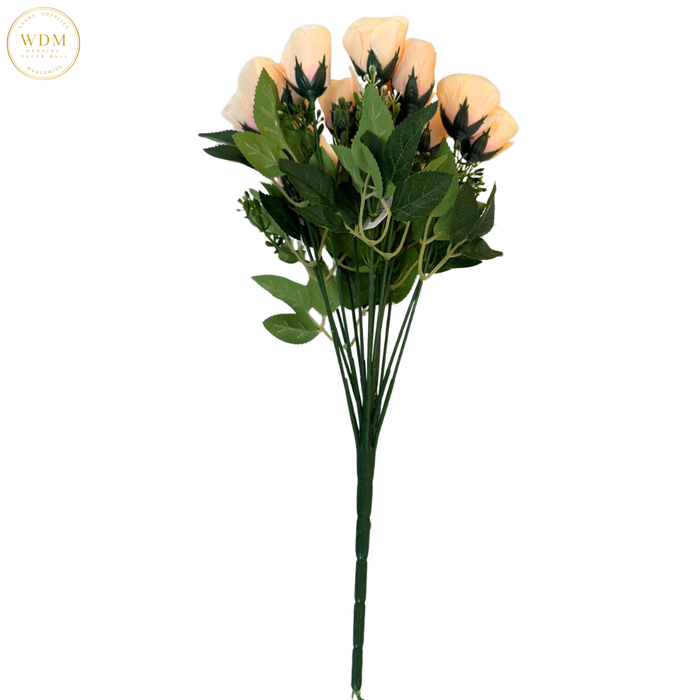18-Head Silk Rose Bunch with Fillers