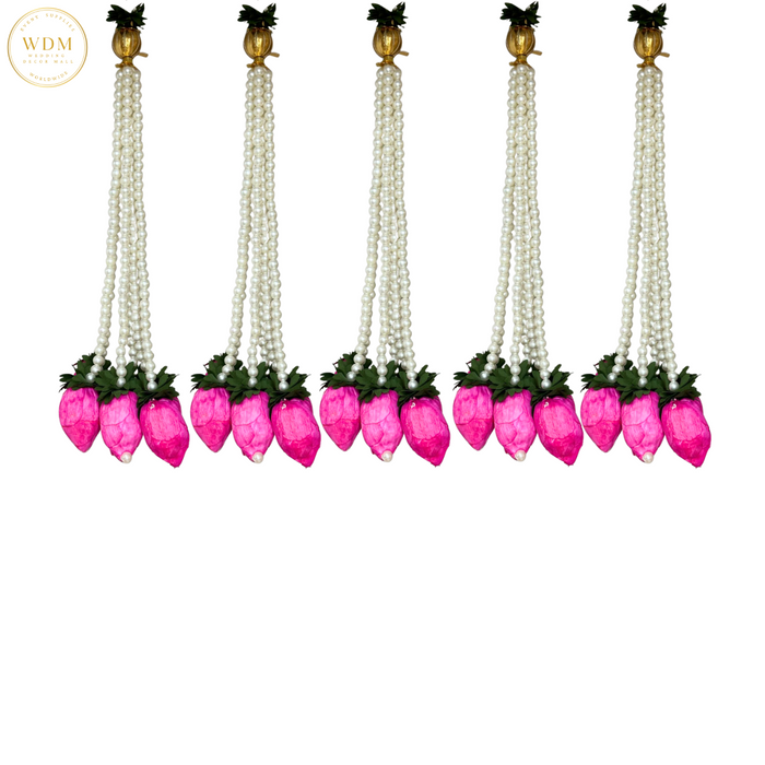 Pearl and Bud Hangings (Set of 5)