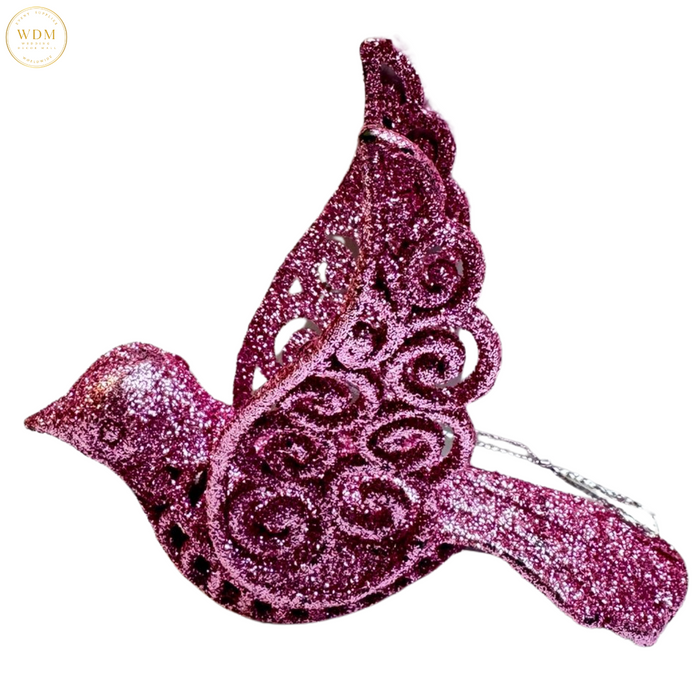 Glittery Pink Bird