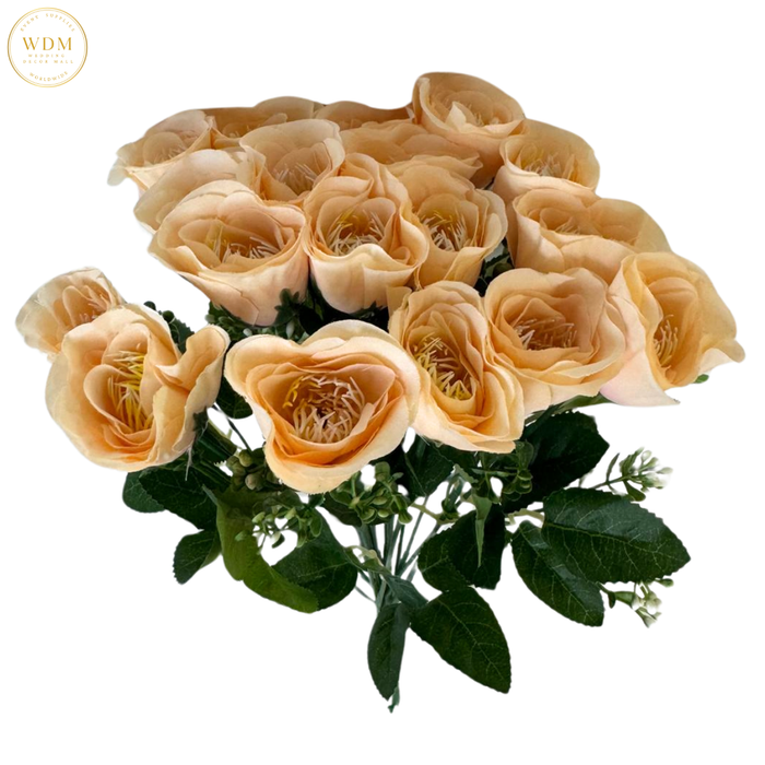 18-Head Silk Rose Bunch with Fillers