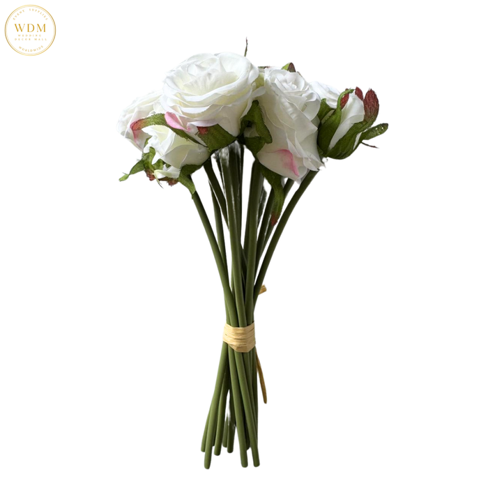 14-Head Silk Mini Rose Bunch