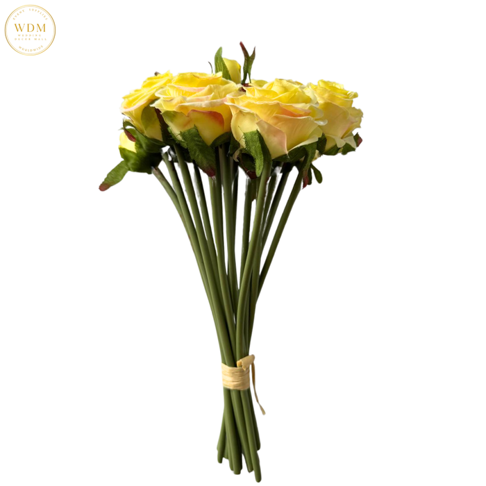 14-Head Silk Mini Rose Bunch