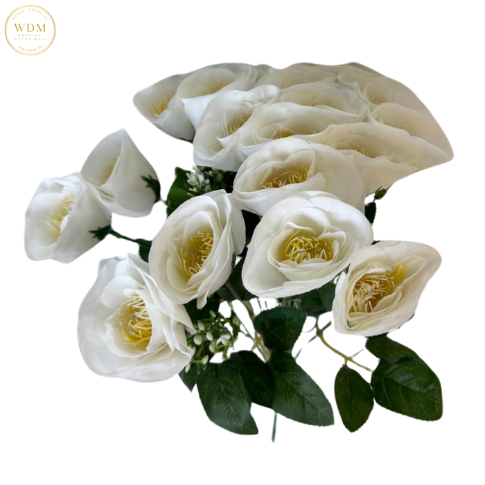 18-Head Silk Rose Bunch with Fillers