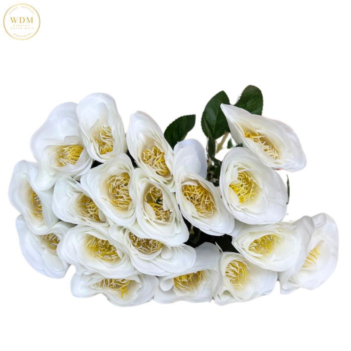 18-Head Silk Rose Bunch with Fillers