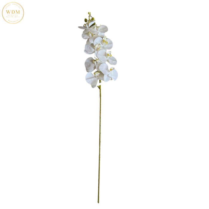 Real Touch White Phalaenopsis Orchid Stem