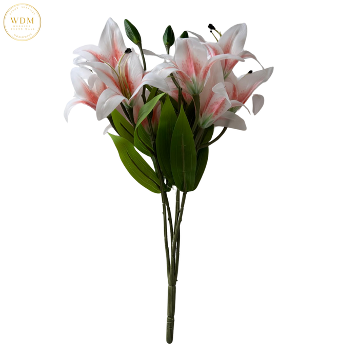 Real Touch 9-Head Lily Bunch with Fillers