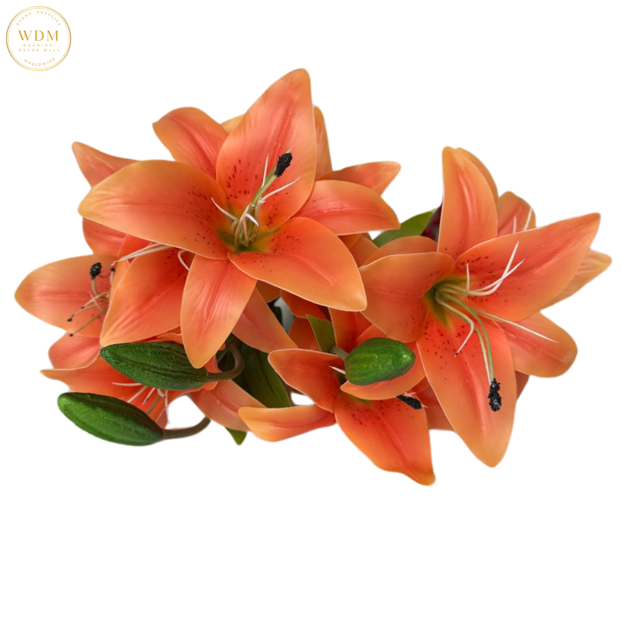 Real Touch 9-Head Lily Bunch with Fillers