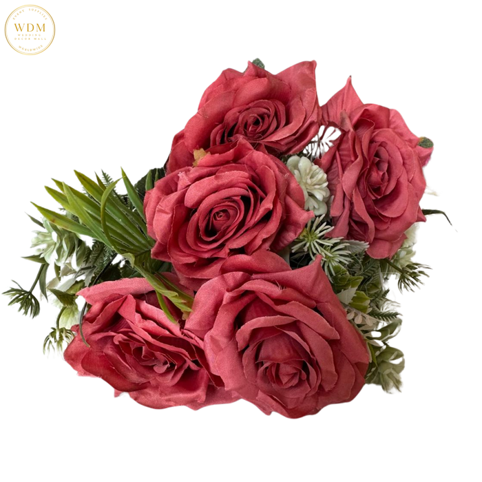 5 Head Rose with 4 Heavy Fillers