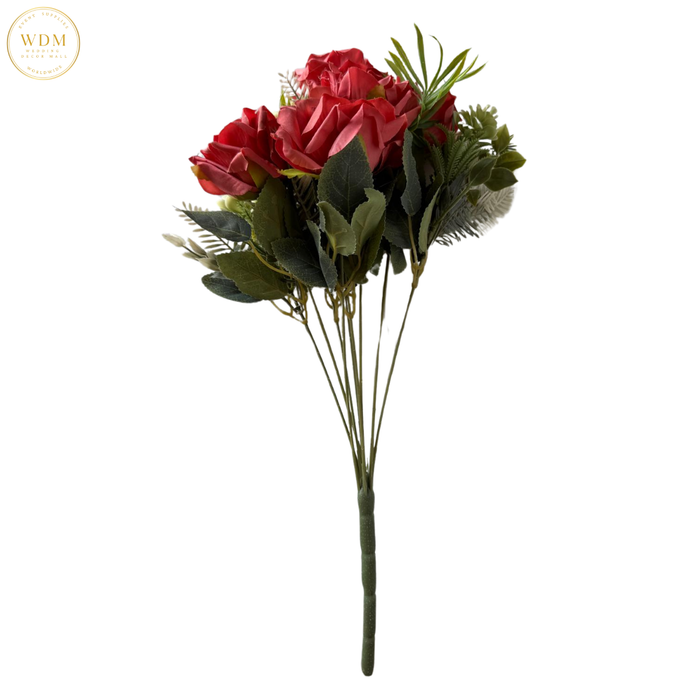 5 Head Rose with 4 Heavy Fillers