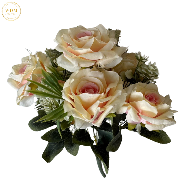 5 Head Rose with 4 Heavy Fillers