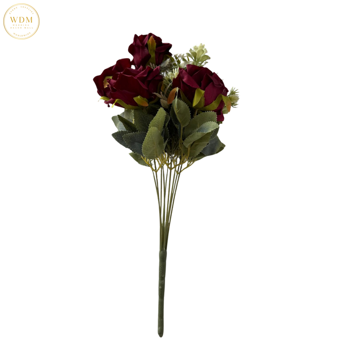 5 Head Rose with 4 Heavy Fillers