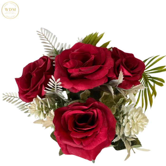 5 Rose Bunch with 4 Heavy Filler Stems