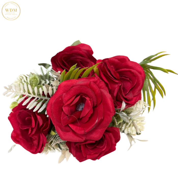 5 Rose Bunch with 4 Heavy Filler Stems