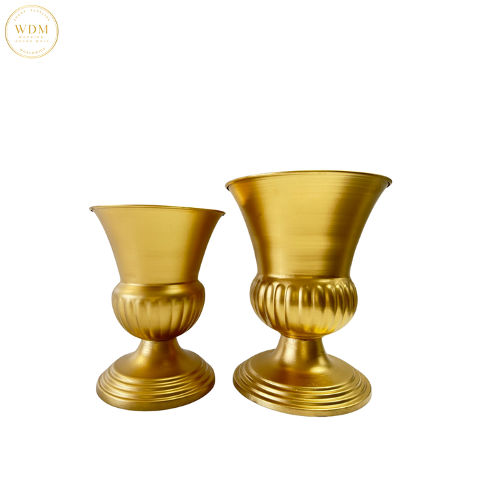 Gold Metal Vase