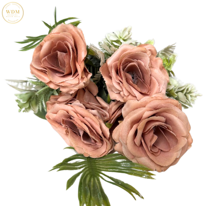 5 Rose Bunch with 4 Heavy Filler Stems