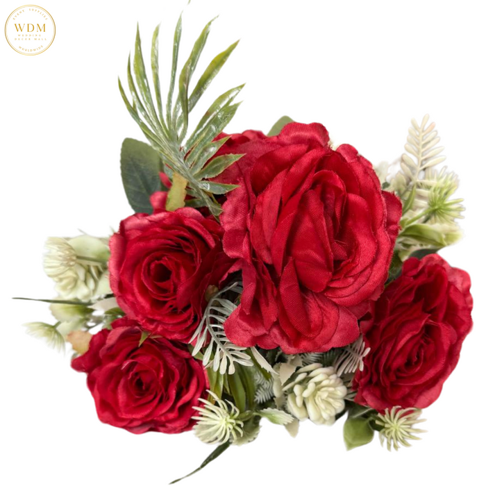 6 Rose Bunch with 3 Heavy Fillers