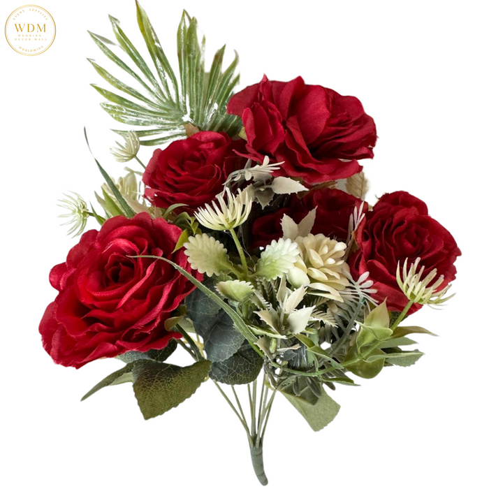 6 Rose Bunch with 3 Heavy Fillers