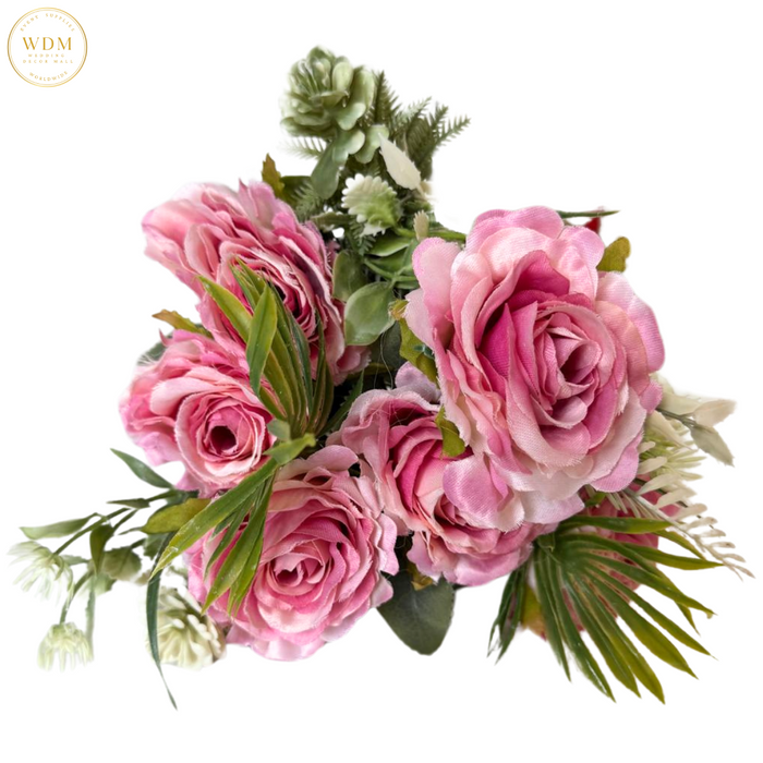 6 Rose Bunch with 3 Heavy Fillers