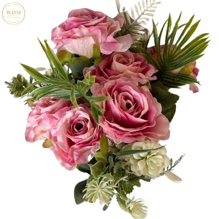 6 Rose Bunch with 3 Heavy Fillers