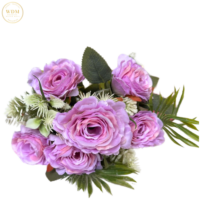 6 Rose Bunch with 3 Heavy Fillers