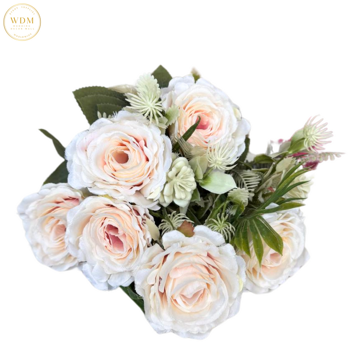 6 Rose Bunch with 3 Heavy Fillers