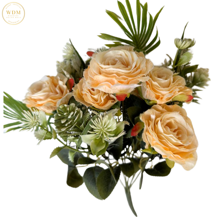6 Rose Bunch with 3 Heavy Fillers