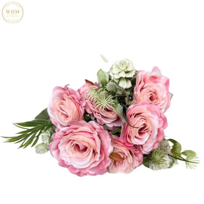 6 Rose Bunch with 3 Heavy Fillers