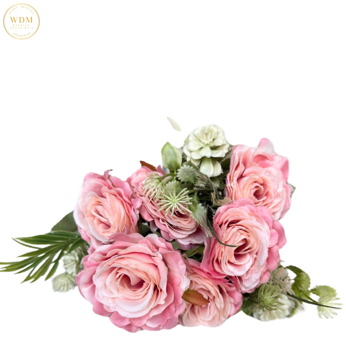 6 Rose Bunch with 3 Heavy Fillers