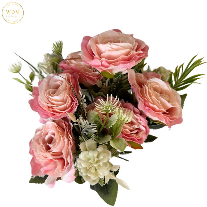 6 Rose Bunch with 3 Heavy Fillers