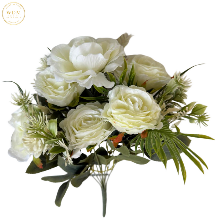 6 Rose Bunch with 3 Heavy Fillers