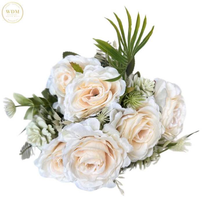 6 Rose Bunch with 3 Heavy Fillers