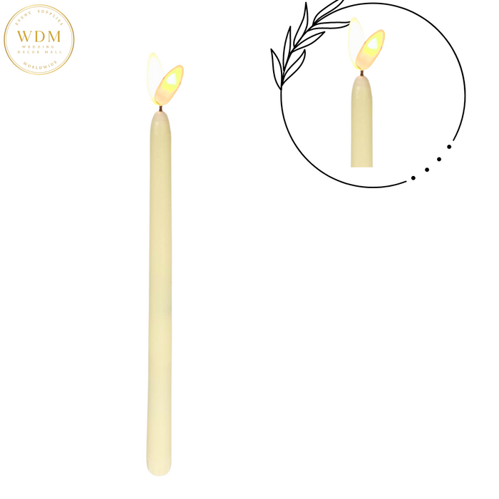 Flameless Tall Candles (Pack of 5)