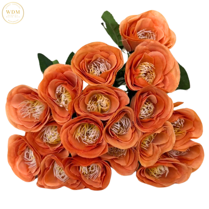 18-Head Silk Rose Bunch with Fillers