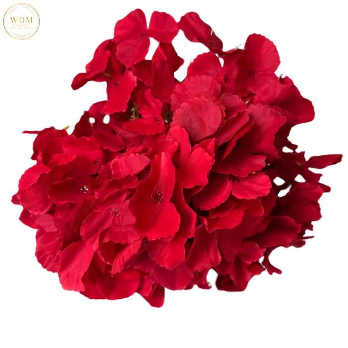 5-Head Silk Hydrangea Bunch with Fillers