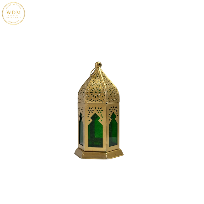 Moroccan-Inspired Gold Lantern