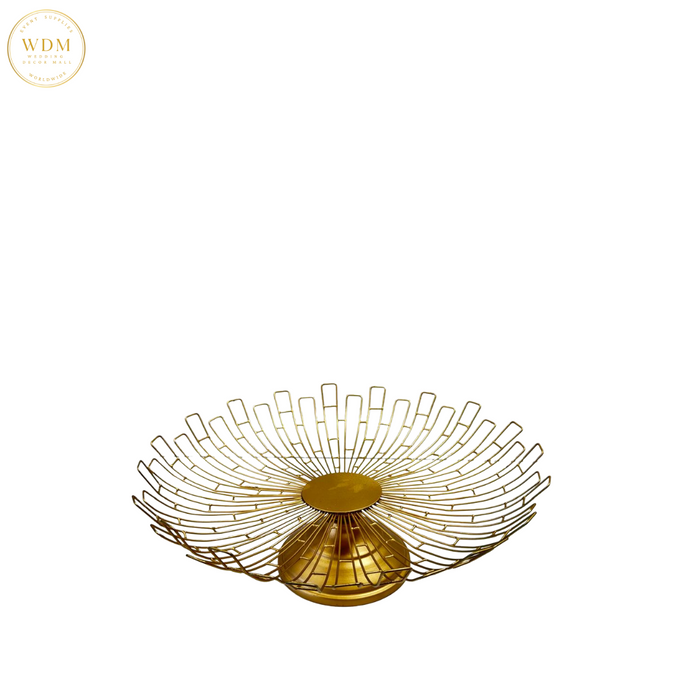 Modern Gold Wire Decorative Platter