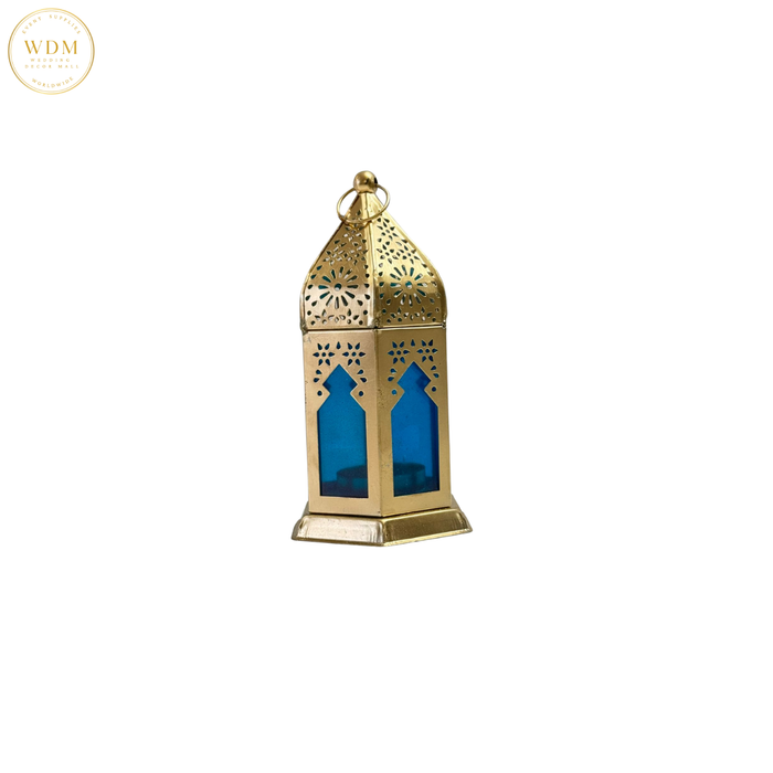 Moroccan-Inspired Gold Lantern