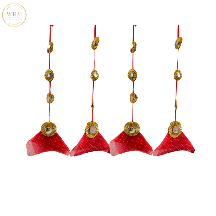 Red and Gold Hanging (Pack of 10)