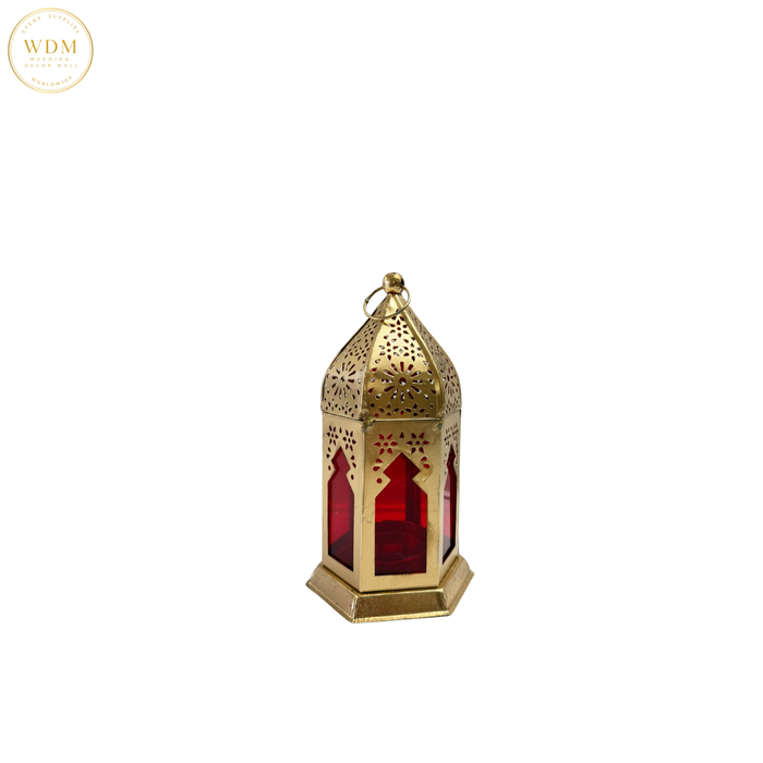 Moroccan-Inspired Gold Lantern