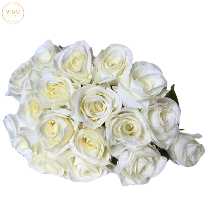 18-Head Silk Rose Bunch with Fillers