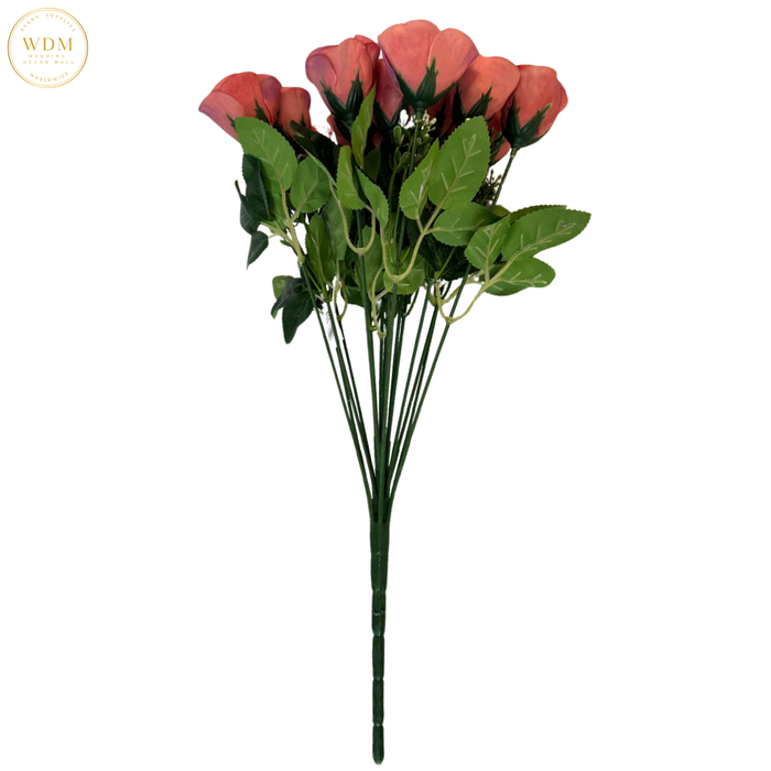 18-Head Silk Rose Bunch with Fillers
